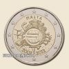 Málta emlék 2 euro 2012 '' 10 éves az euro '' UNC !